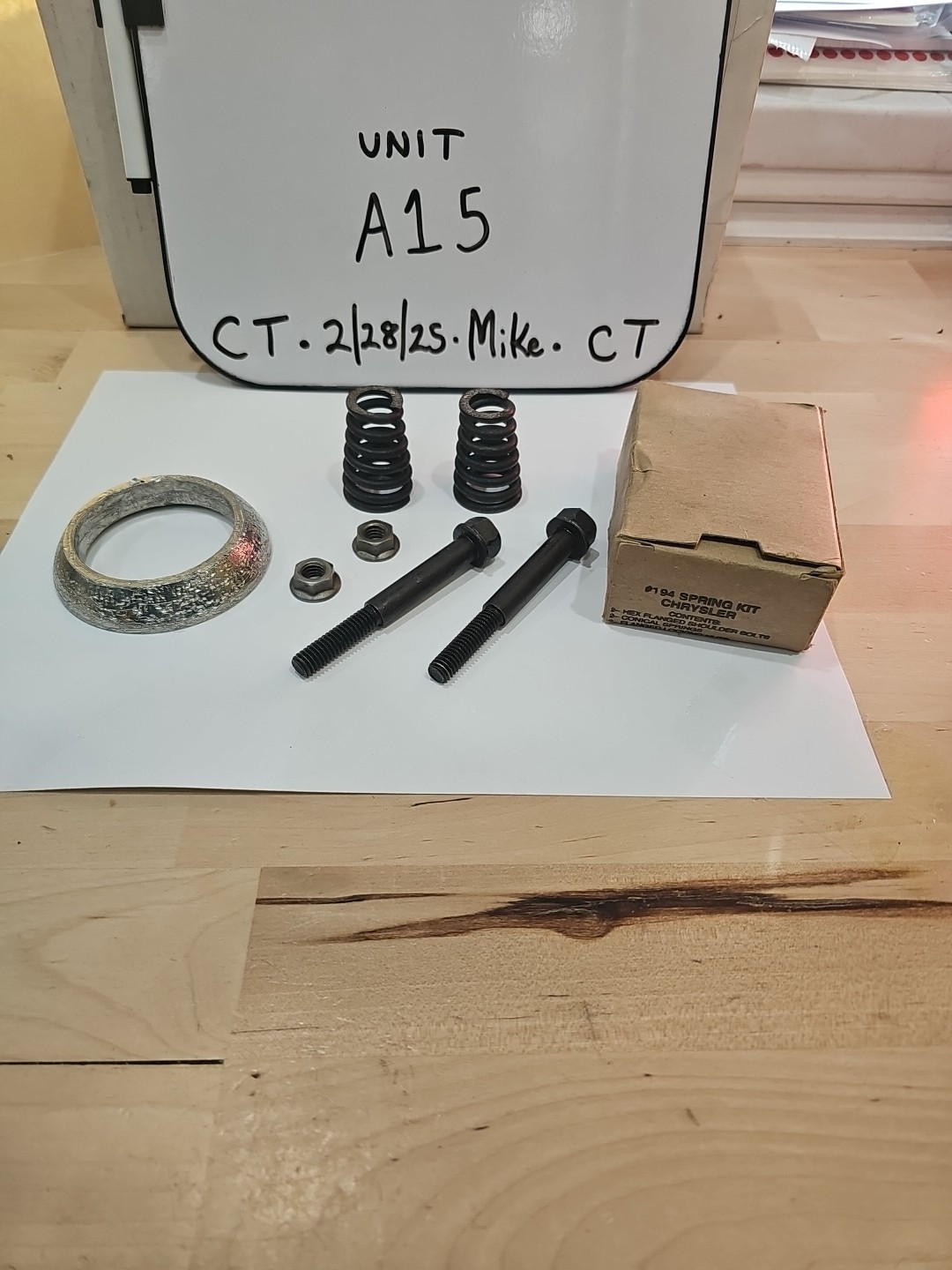 Mopar Catalytic Converter Section & #194 Spring Kit, Specific Fit Unknown 1 3/4" - Image 3