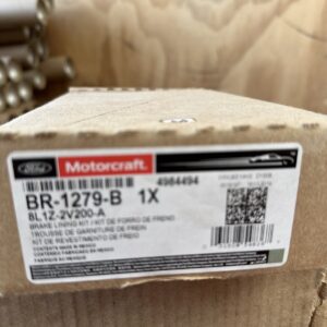 Motorcraft OEM Ford Kit - Disc Brake Pad Lining Kit Rear BR-1279-B 8L1Z-2V200-A