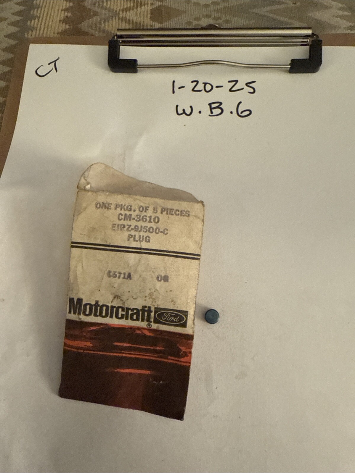 Motorcraft Plug Cm-3610