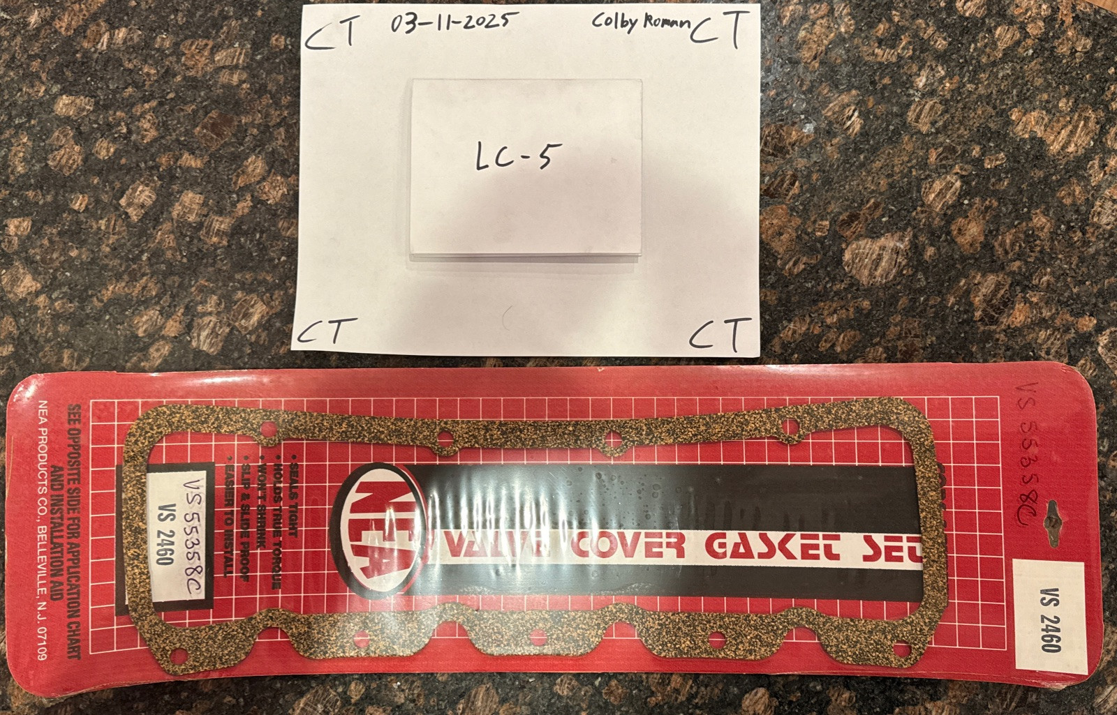 NEA Valve Cover Gasket set VS2460 - Image 3