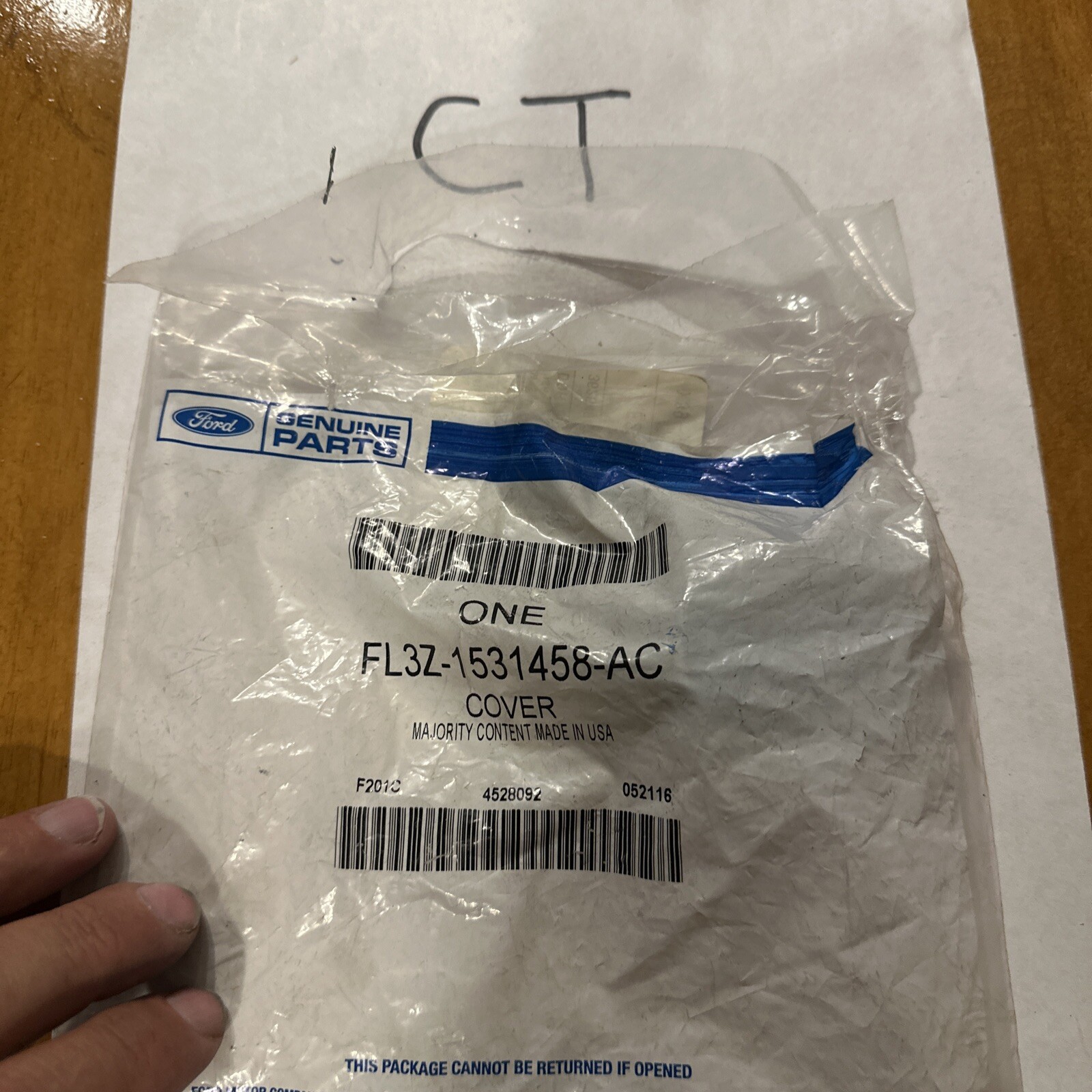 NEW 2015-2022 Ford F150,F250 S/Duty BLACK PASSENGER Upper A-Pillar Trim Cap, OEM