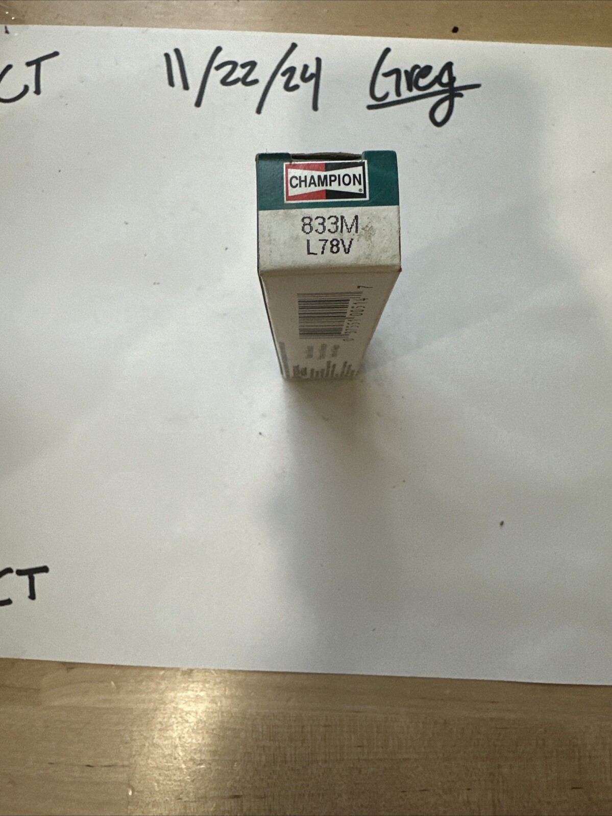 🔥NEW GENUINE CHAMPION 833M L78V Spark Plug MARINE 🔥