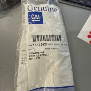 NEW GENUINE GM 15822427 Rear Door Lower Weatherstrip 03-06 Trailblazer And Envoy