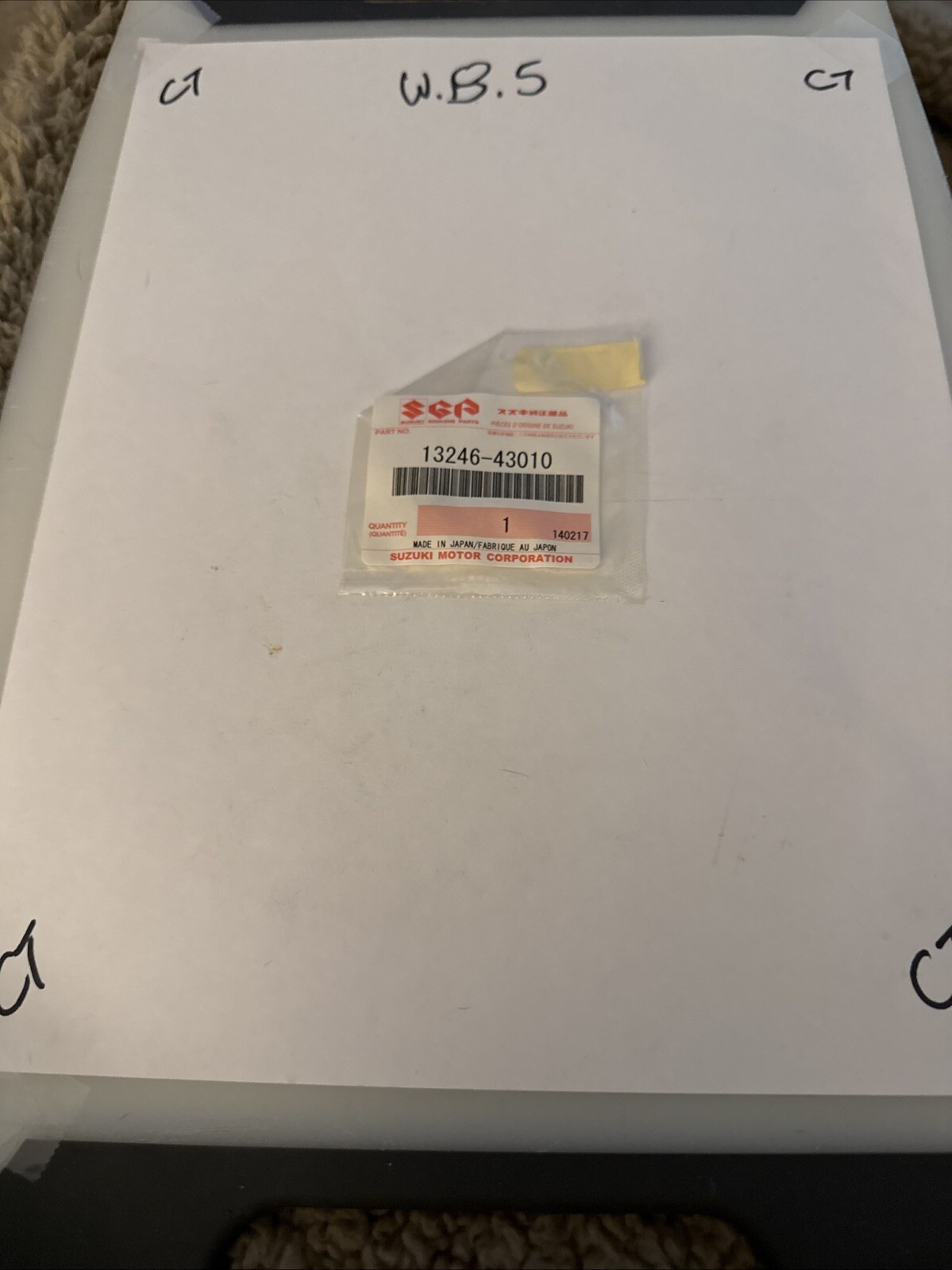 NEW GENUINE SUZUKI 13246-43010 O RING GS550 GS750 DR370 GS1000 SP370 DR400 DR500