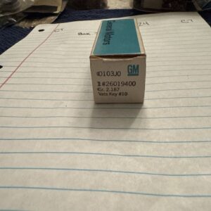 NEW GM FACTORY ORIGINAL VATS SINGLE SIDED KEY BLANK B62-P10 595520  26019400