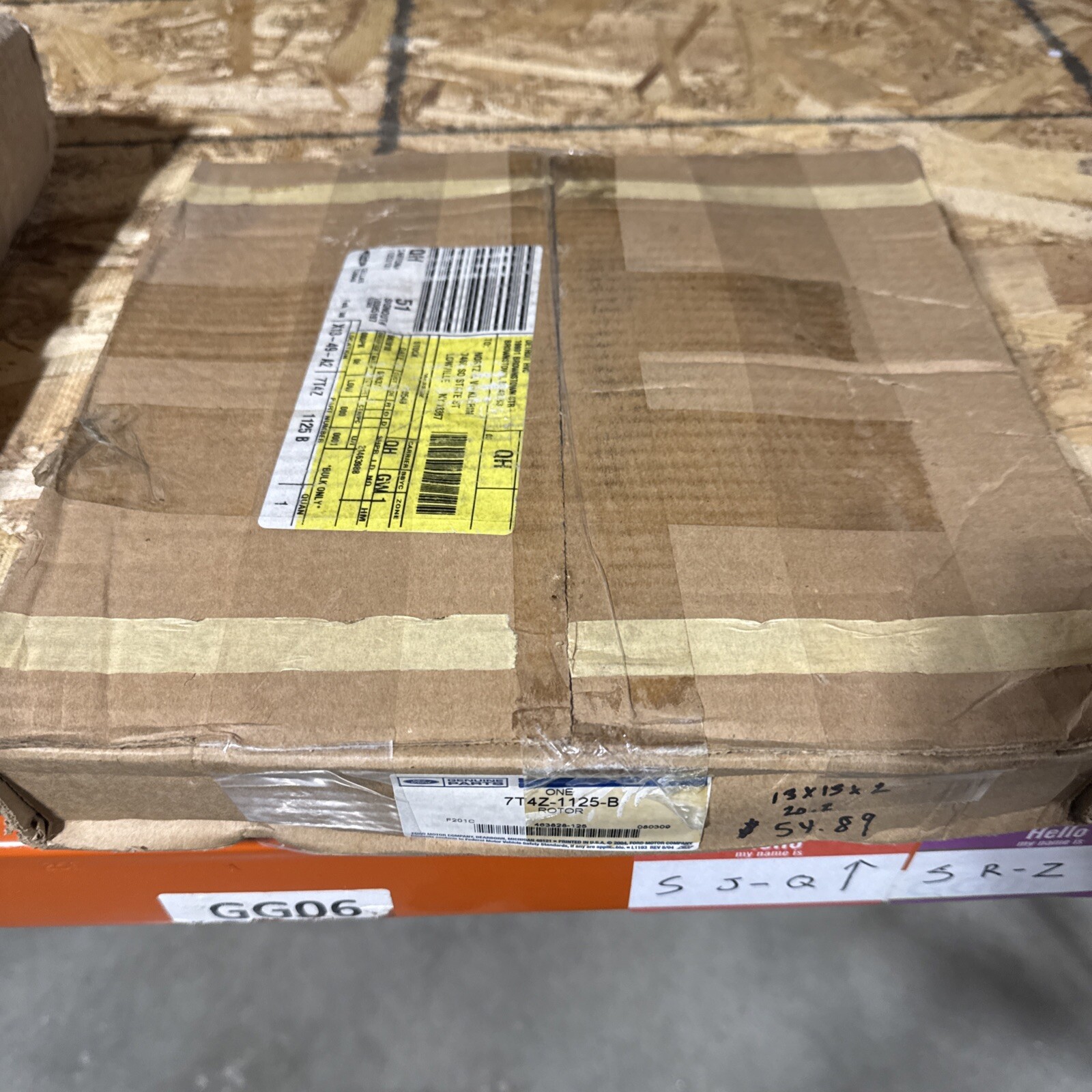 NEW Motorcraft Front Disc Brake Rotor BRRF-109 Ford Edge Lincoln MKX 2007-2009 - Image 3