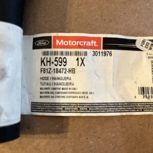 NEW Motorcraft HVAC Heater Hose KH-599 Ford F81Z-18472-HB