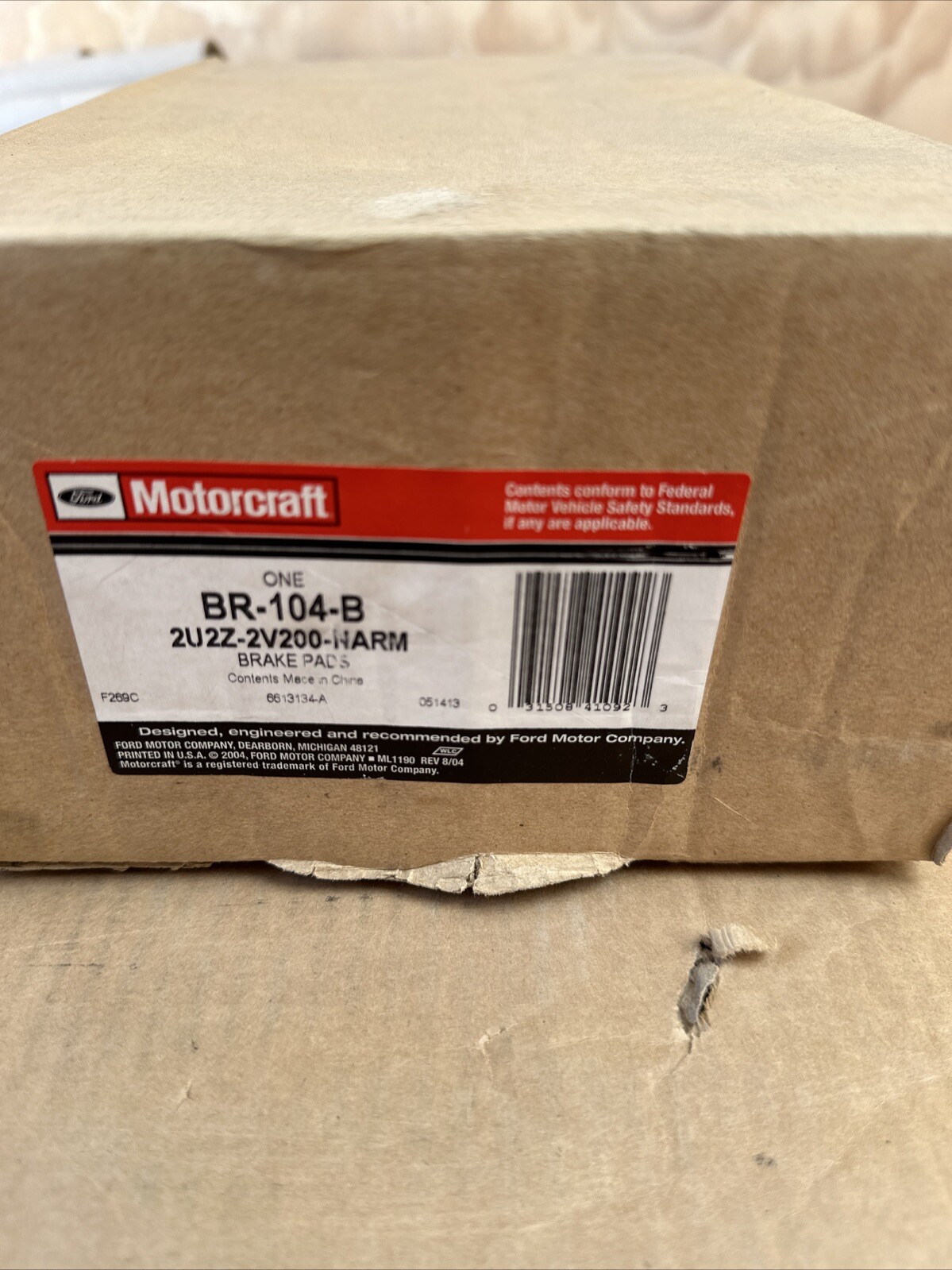 NEW Motorcraft Rear Drum Brake Shoes BR-104-B Ford Ranger w/10" Brakes 2003-2011