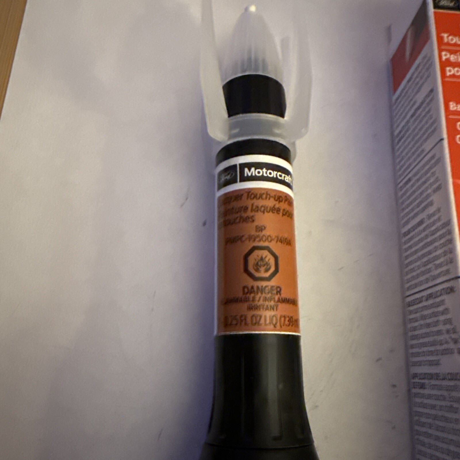 NEW Motorcraft Touch Up Paint Pen Sedona Orange Paint Code BP PMPC-19500-7419A - Image 3