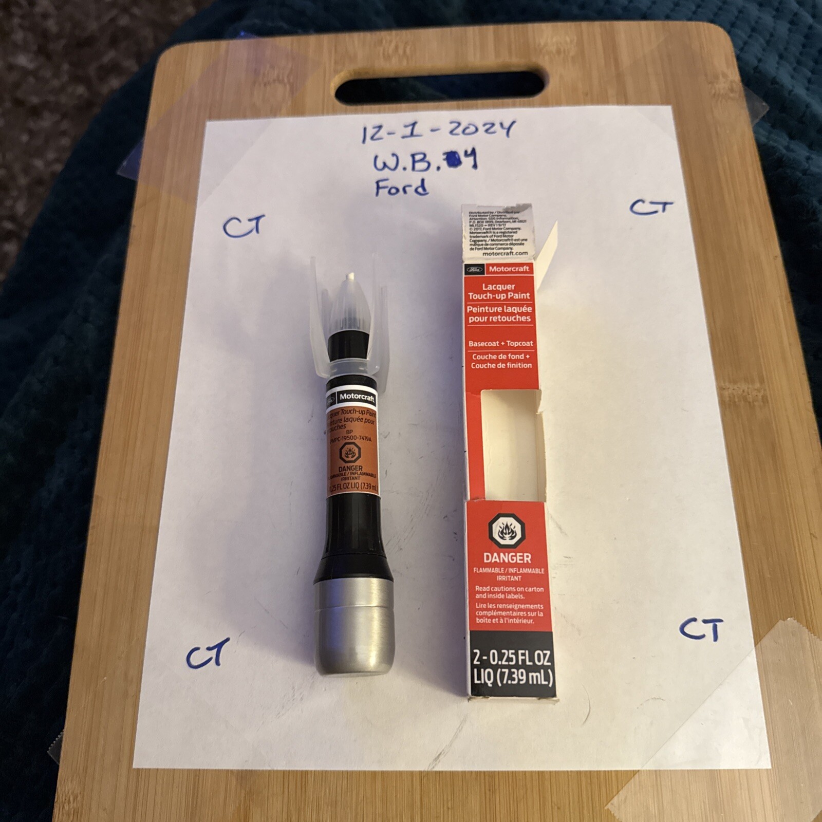 NEW Motorcraft Touch Up Paint Pen Sedona Orange Paint Code BP PMPC-19500-7419A