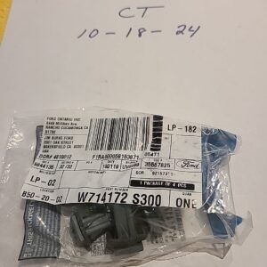 NEW! SET OF 4 LICENSE PLATE MOUNTING NUTS + SEALERS! FITS FORD MUSTANG EDGE ETC!