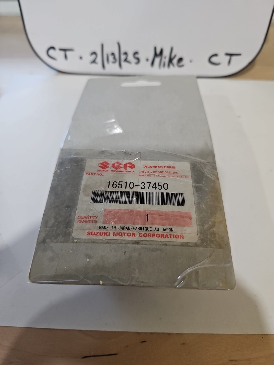 NEW SUZUKI OEM DR 650S 650SE SAVAGE 650 S40 DR500 OIL FILTER ELEMENT 16510-37450 - Image 4