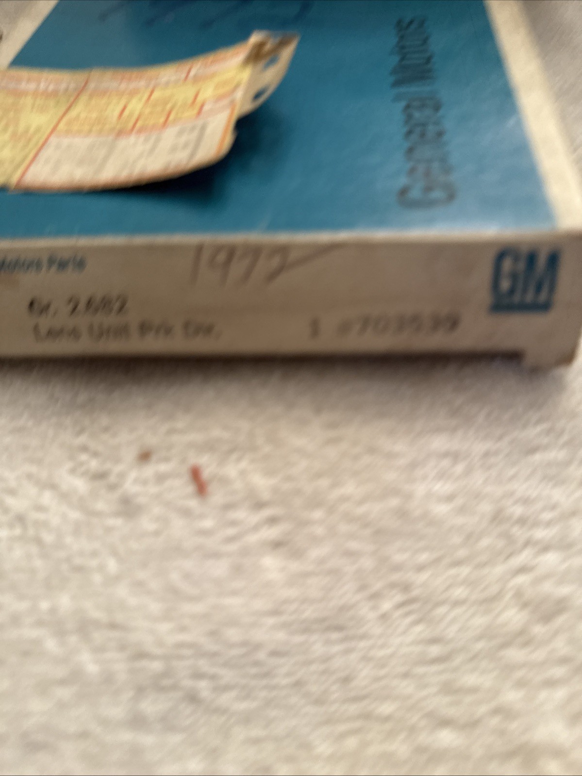 NOS 1973 1974 CHEVROLET GMC MEDIUM DUTY TRUCK PARK TURN SIGNAL LAMP LENS 703539