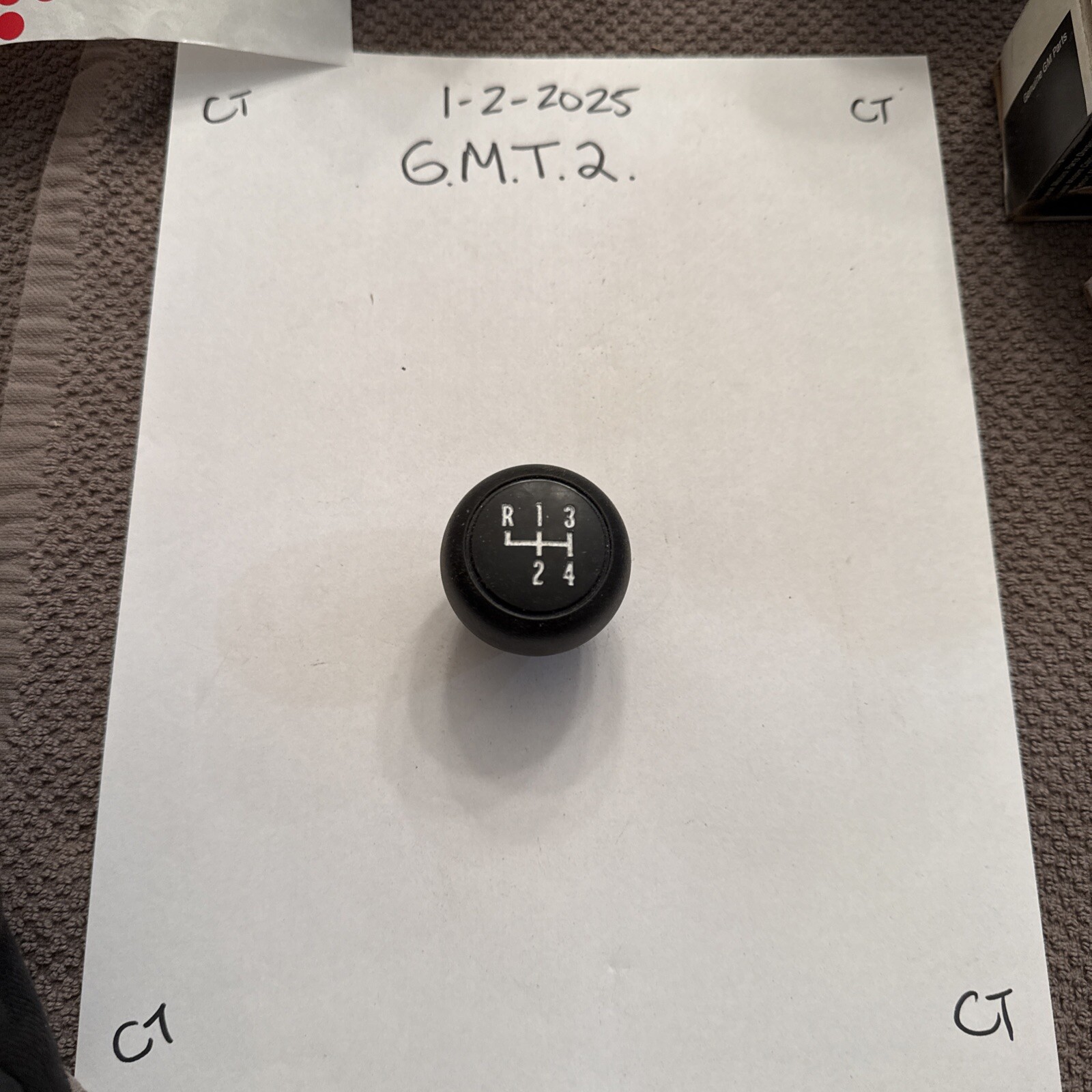 NOS 4 speed Shifter Handle Knob GM # 3991303 Chevrolet Vega 1971 1972