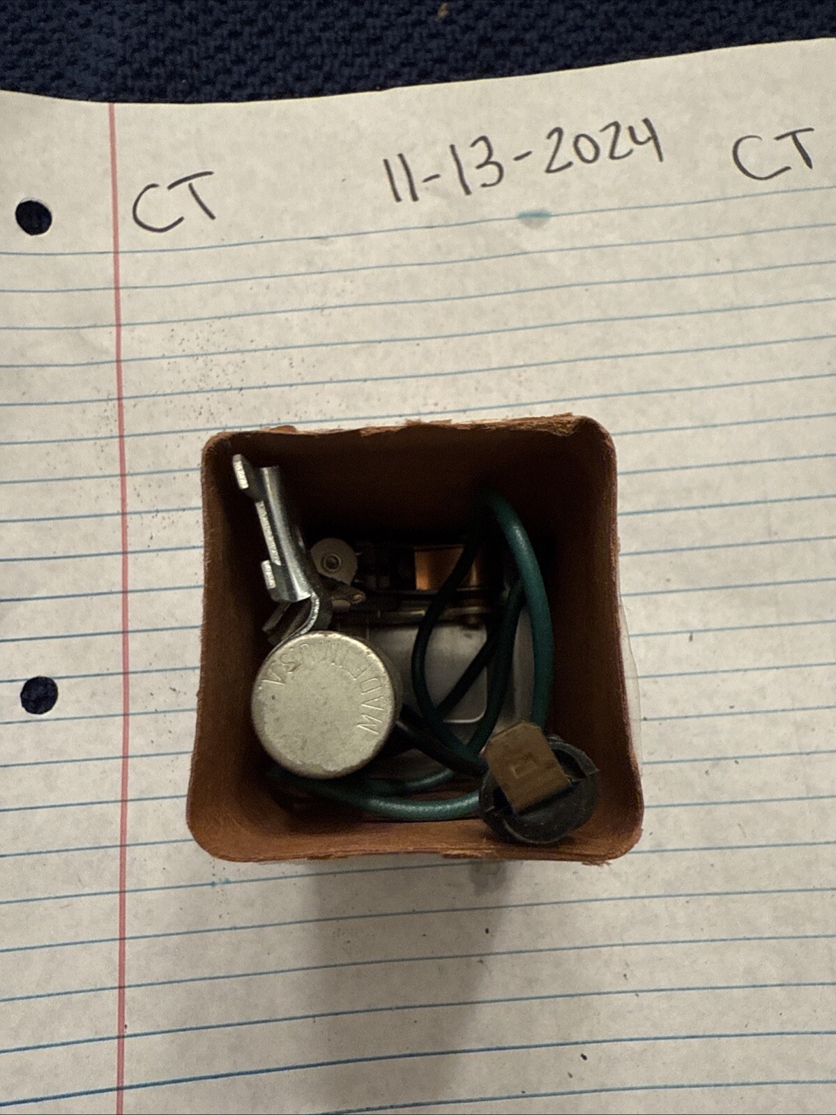 NOS Delco F1005 1972388 Condenser & Contact Set - Image 4