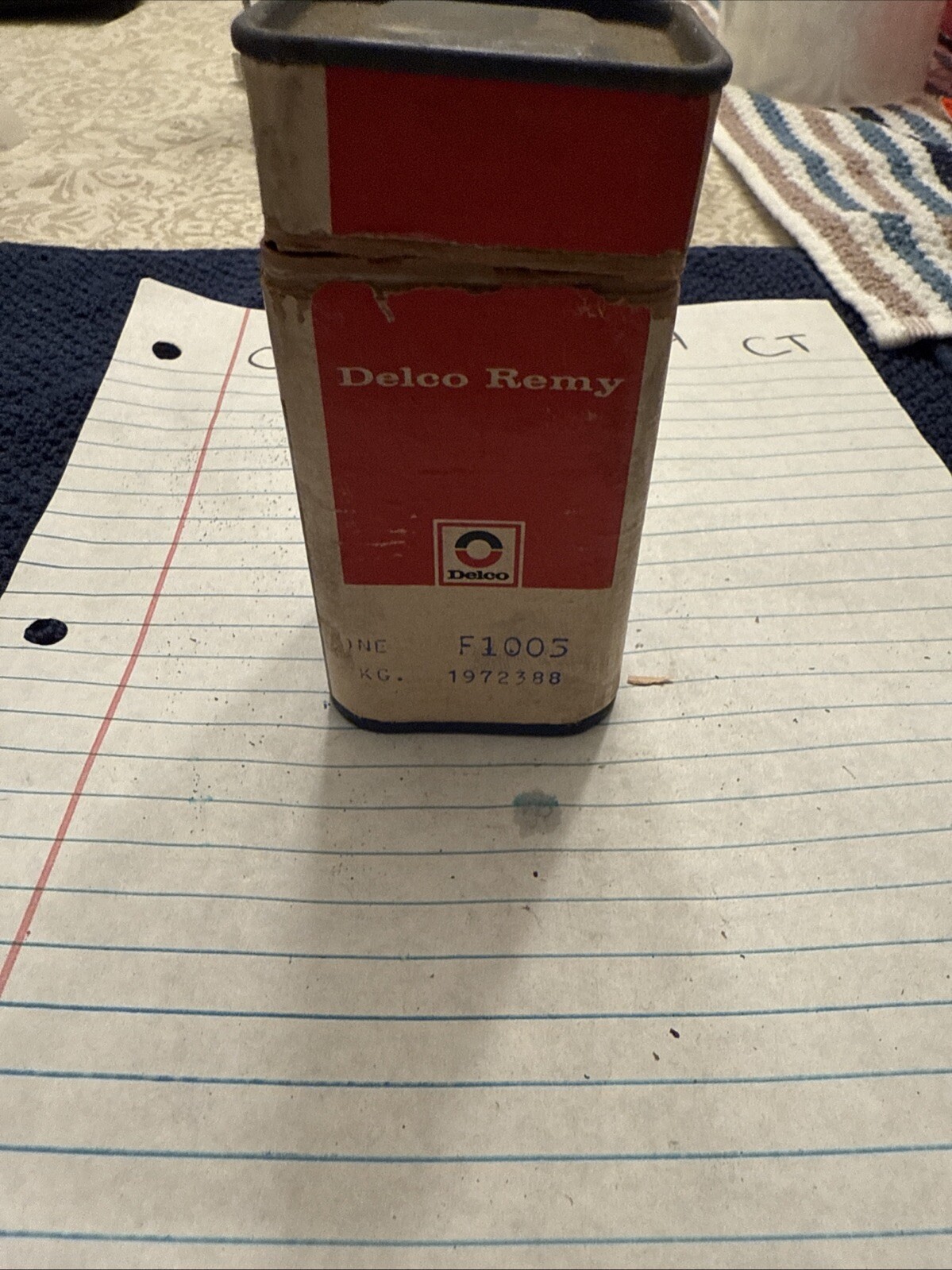 NOS Delco F1005 1972388 Condenser & Contact Set