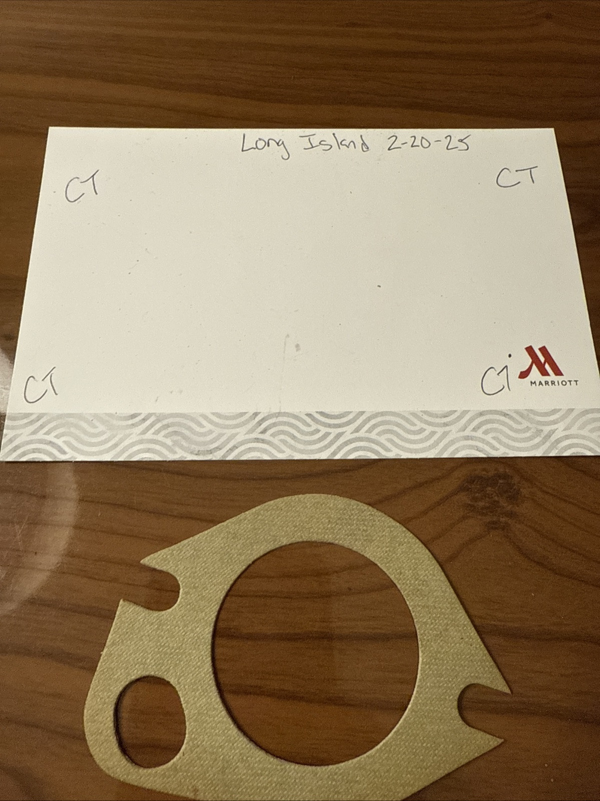 NOS Engine Coolant Thermostat Gasket FORD C9AZ-8255-A RG-30 Motorcraft OEM - Image 3