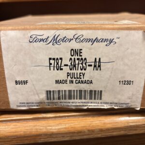 NOS F78Z-3A733-AA Genuine Ford OEM Power Steering Pulley