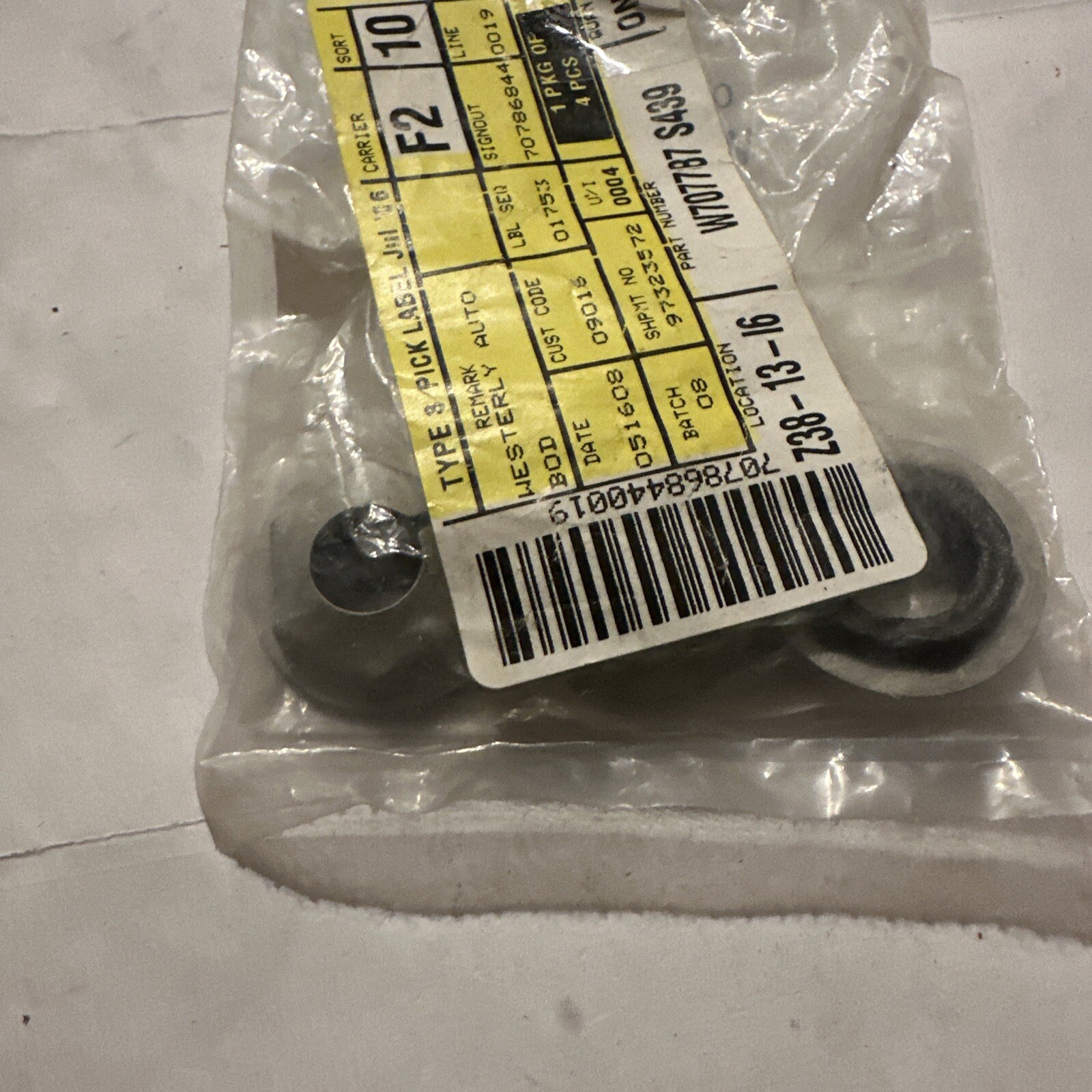 *NOS* Genuine Ford W707787-S439 Nut 4 PCS - Image 3