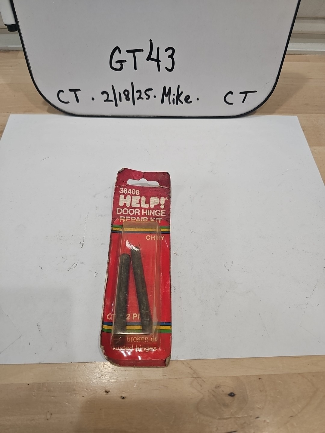 NOS Help #38408 Door Hinge Repair Kit for Chrysler 1980-84 2 5/32"