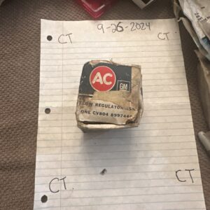 NOS New Ac CV804 GM 8997446 Flow Regulator OEM