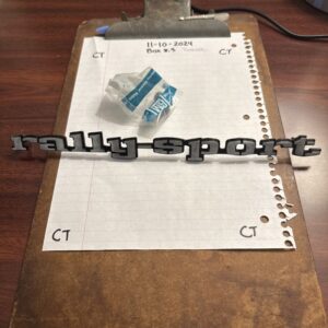 NOS OEM Genuine GM CAMARO * RALLY SPORT * FENDER EMBLEM 3953633 New Out Of Box