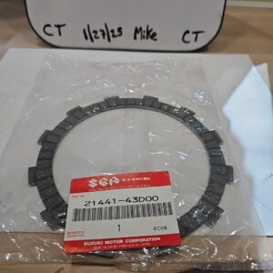 NOS OEM Suzuki 1992-1997 124 RM125 Fiber Clutch Plate Drive T:2 # 21441-43D00