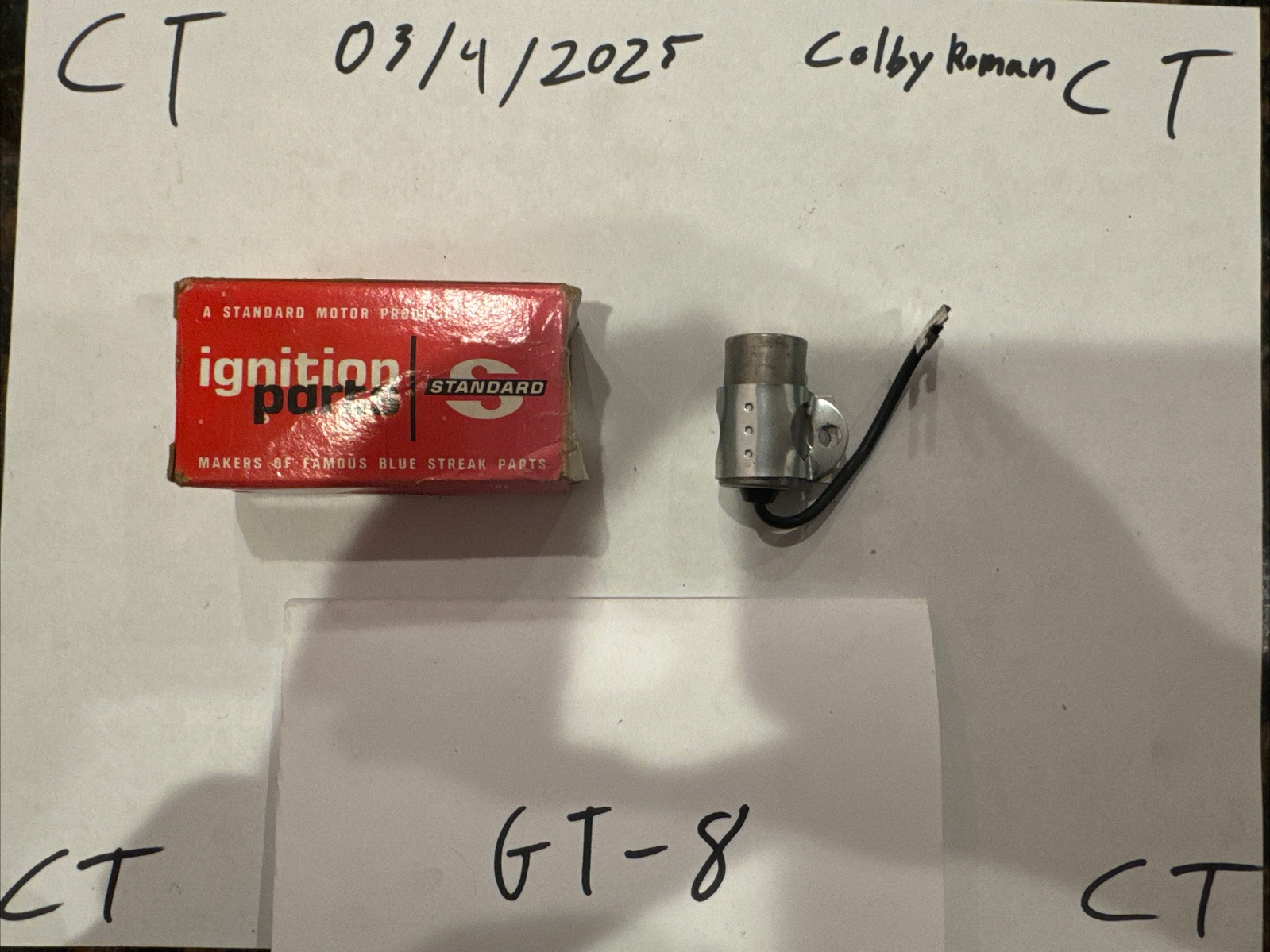 NOS Standard Motor Products Condenser. Part IH121. See pic.