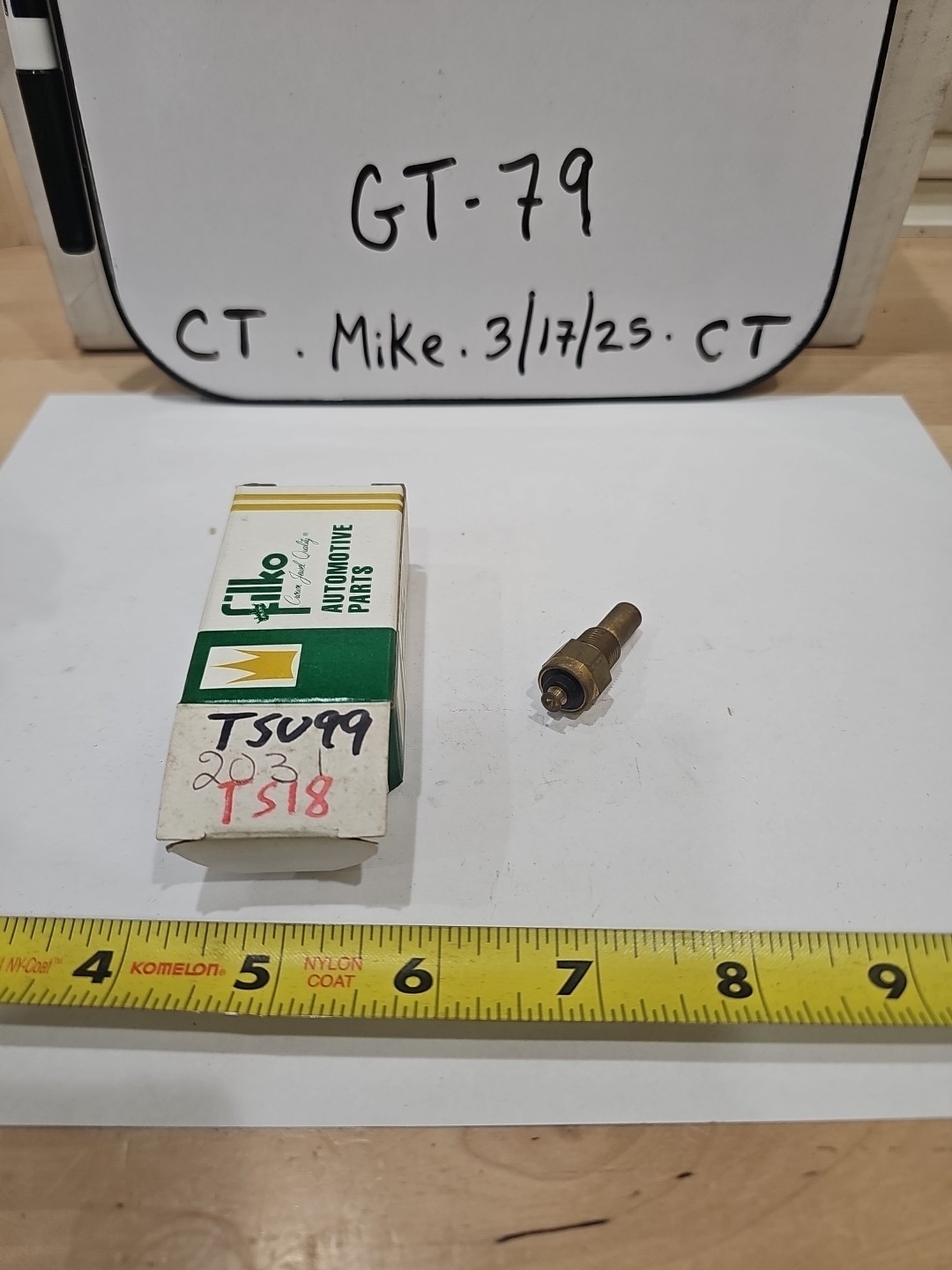 NOS Standard Motor Products / Filko TS-18 Temp Sending Unit