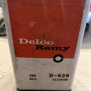 NOS VINTAGE VOLTAGE REGULATOR GM PART NUMBER 1119668 DELCO REMY D-629 SEALED