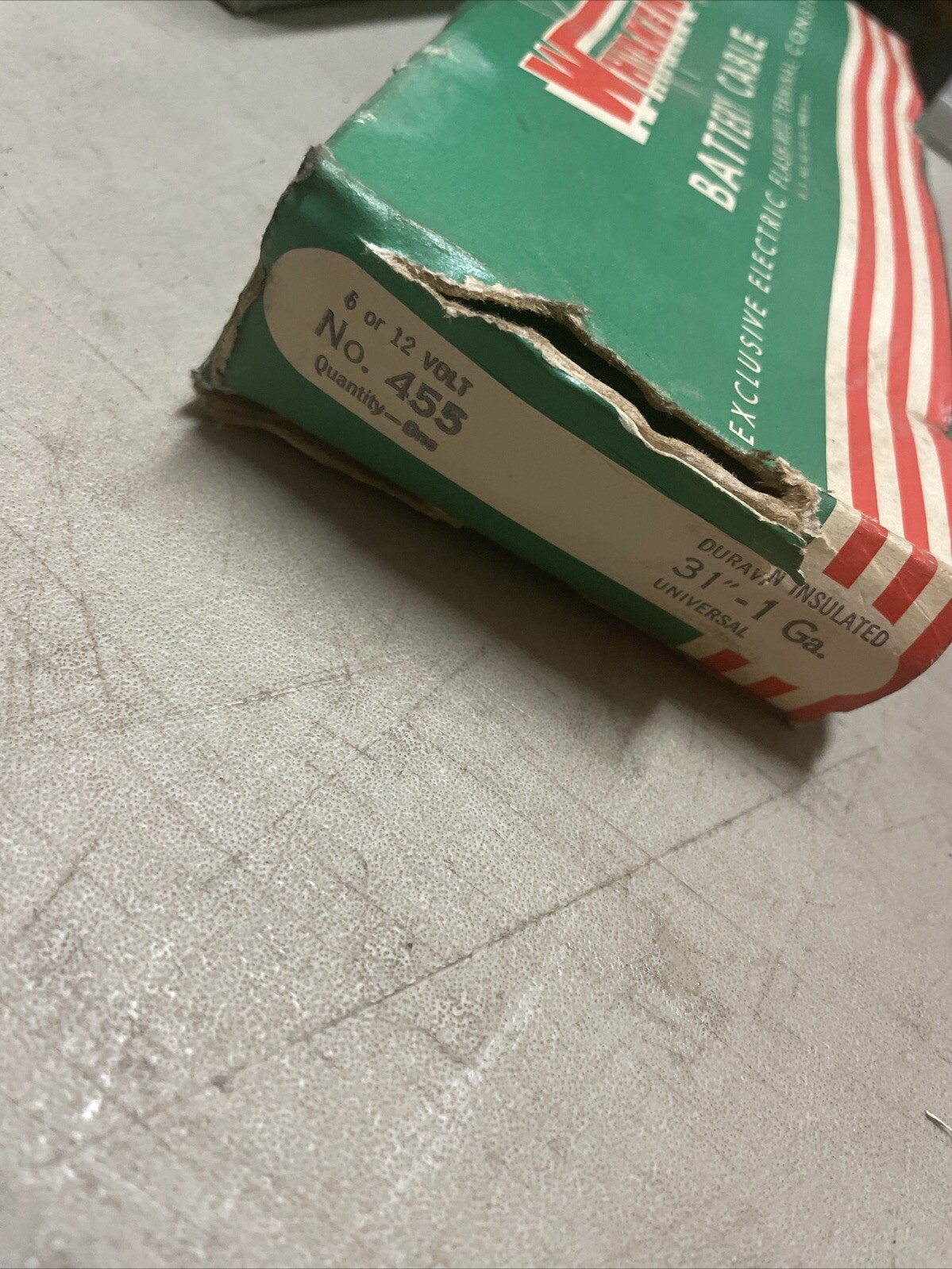 NOS Whitaker Battery Cable #455 31” length - Image 4