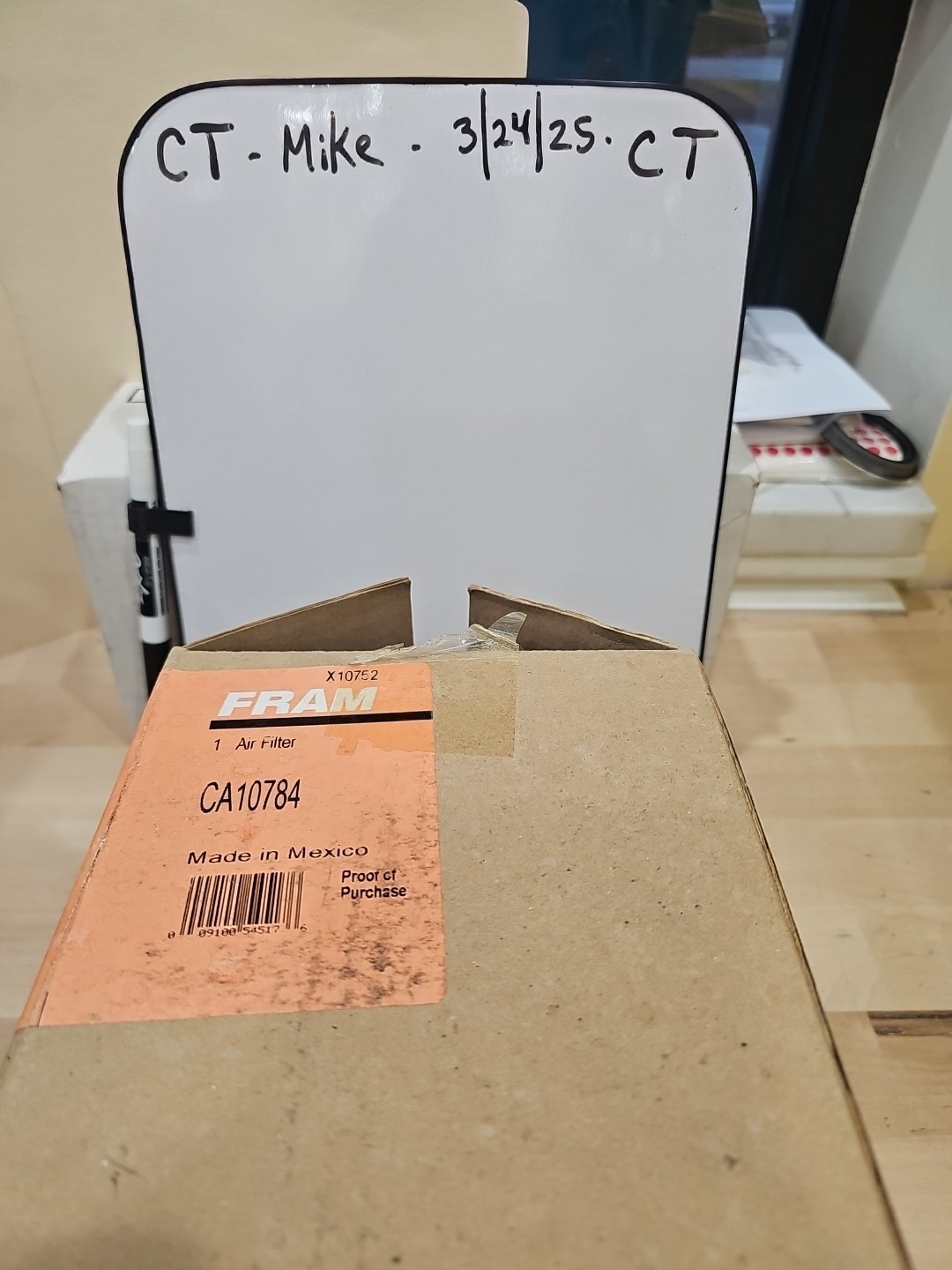 New Fram Air Filter CA10784, Replaces Wix 42736, ACDelco A2975C