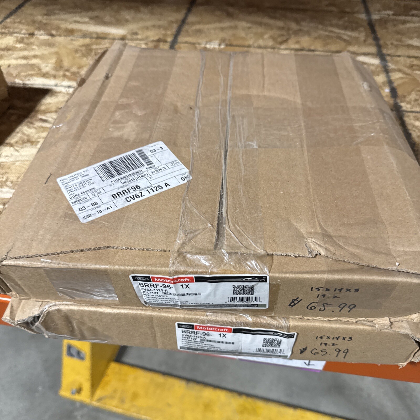 New Motorcraft BRRF-96 Front Disc Brake Rotor - Image 3