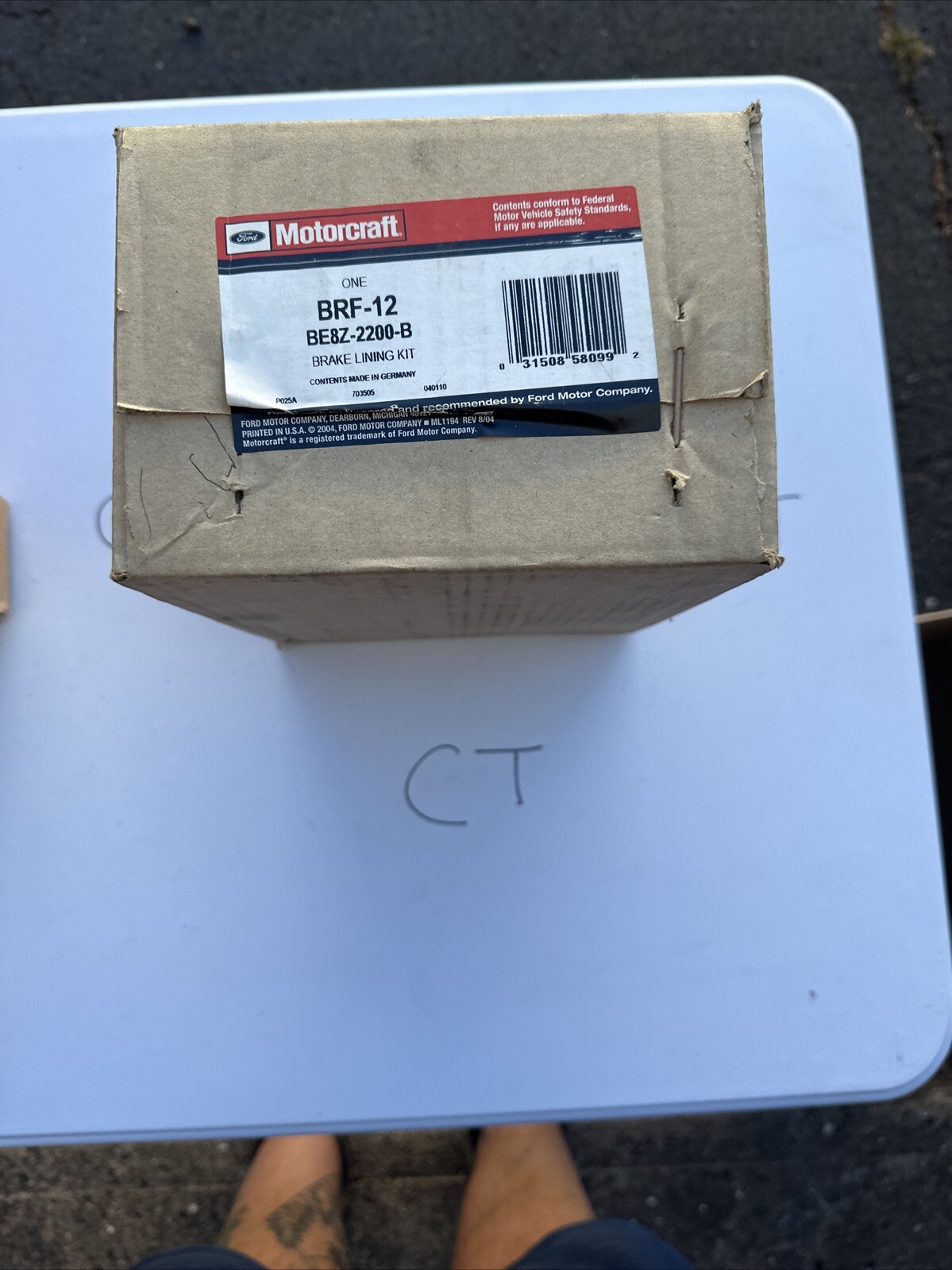 New OEM Genuine Ford Drum Brake Shoes 2011-2019 Fiesta 8V5Z-2200-A