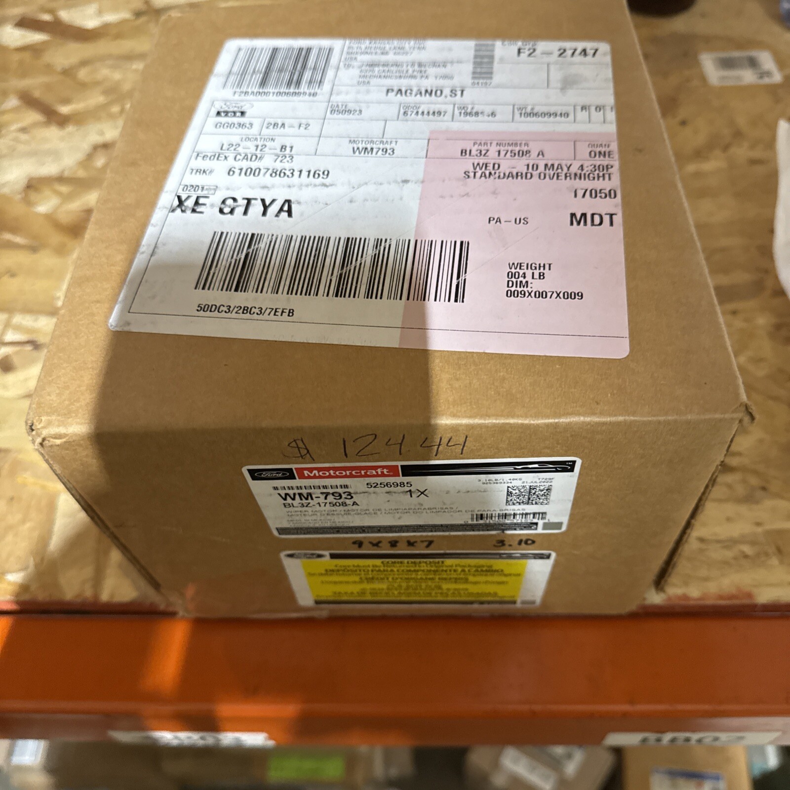 New Wiper Motor Motorcraft WM793 - Image 4