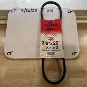 OEM NOS Rotary High Torque Premium Belt 3/8" X 29" 12-5012