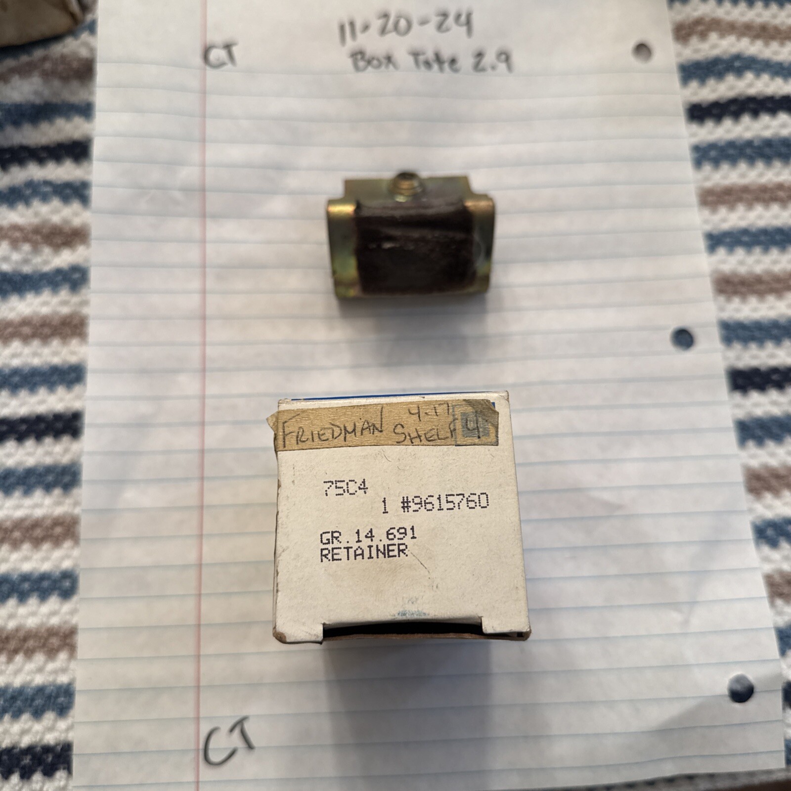 ORIGINAL Used GM 1970 1979 CAMARO FIREBIRD DOOR PANEL INNER RETAINER PAD 9615760