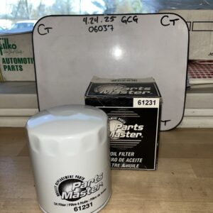 Oil Filter  Parts Master/Champion Laboratories  61231