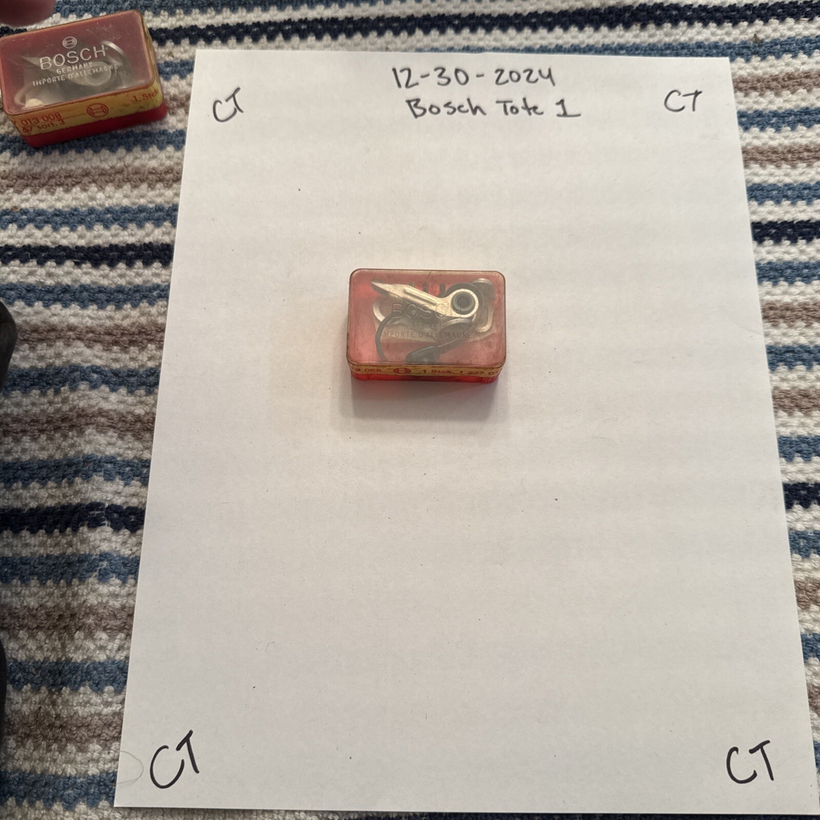 Original BOSCH Saab Kontaktsatz Zündkontaktsatz Unterbrecher 1237013056 NEU OVP