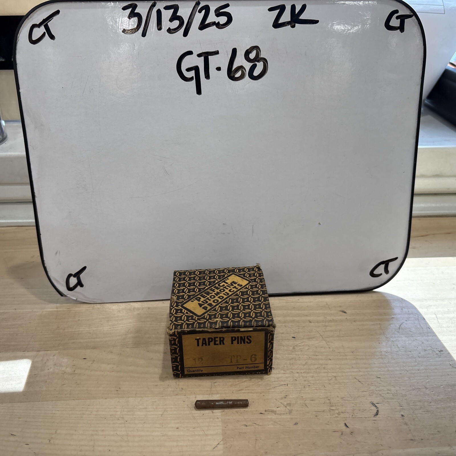 “PERFECT” Auto Products Taper Pins TP-6 (Sold Single)