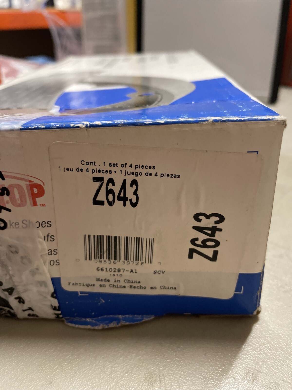 Parking Brake Shoes Wagner Z643 - Image 3