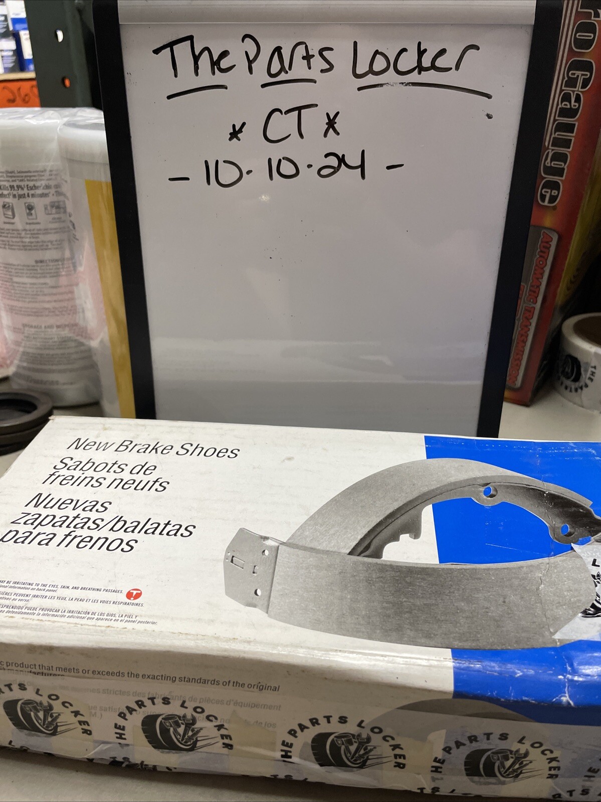 Parking Brake Shoes Wagner Z643