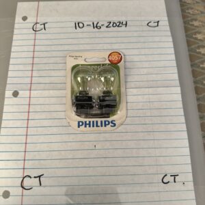 Philips 4057LLB2 Longerlife Tail Lamp Light Bulb 4057 - 2 PACK