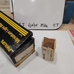 Philips bulb 1195 50cp 12v auto headlamp One Box Of 7 Bulbs NOS Open Box