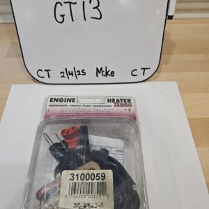 Phillips & Temro 310-0059 Freeze Plug Heater Standard Cord, 1 5/8" Diameter,