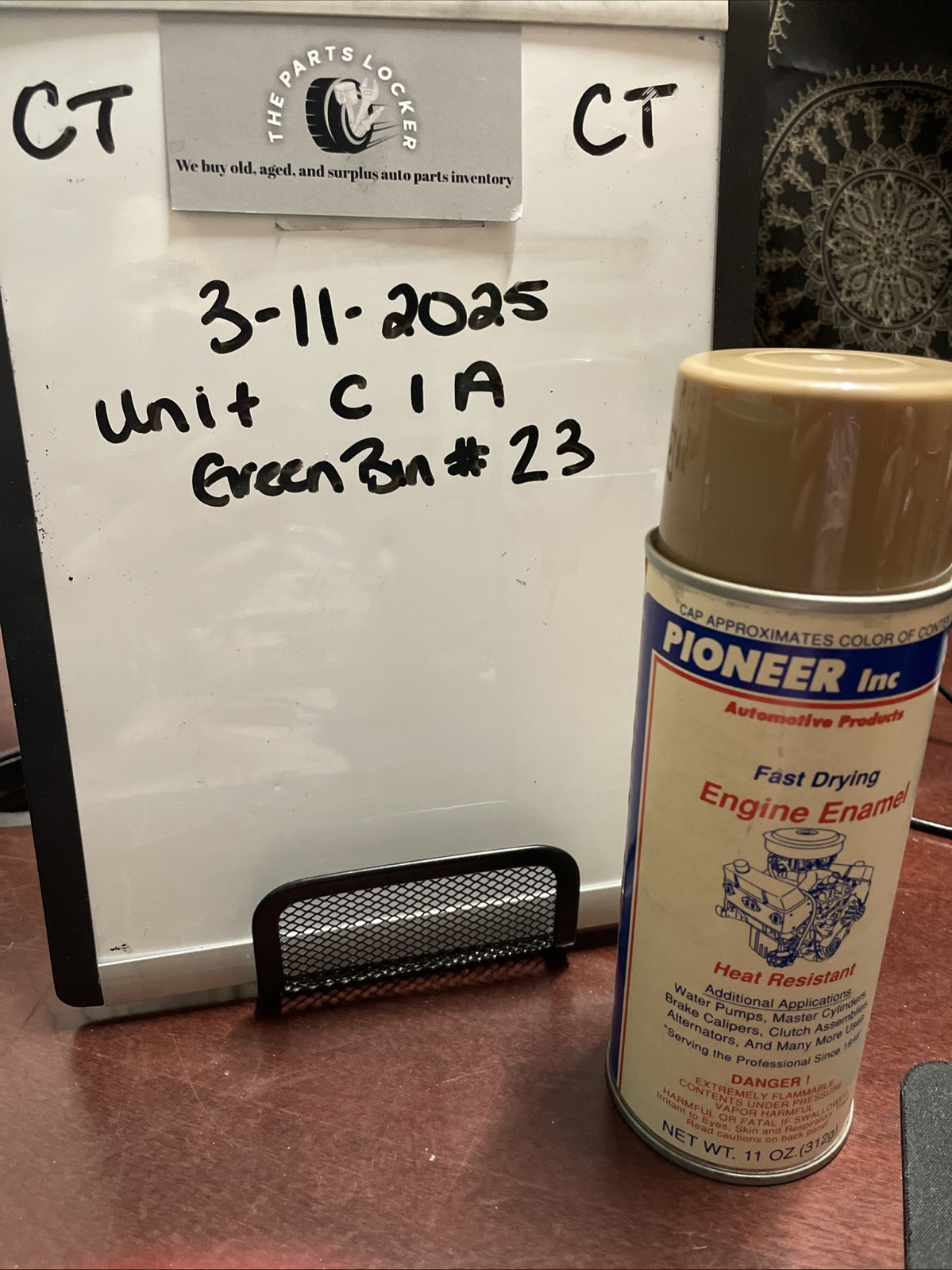 Pioneer Fast Drying Engine Enamel, Cummins Beige T-21V