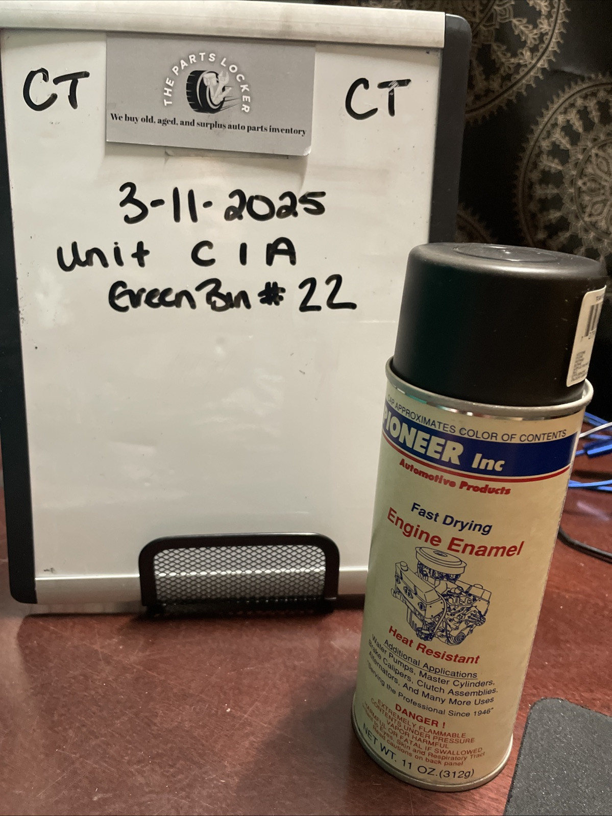 Pioneer Fast Drying Engine Enamel T-54V Flat Black