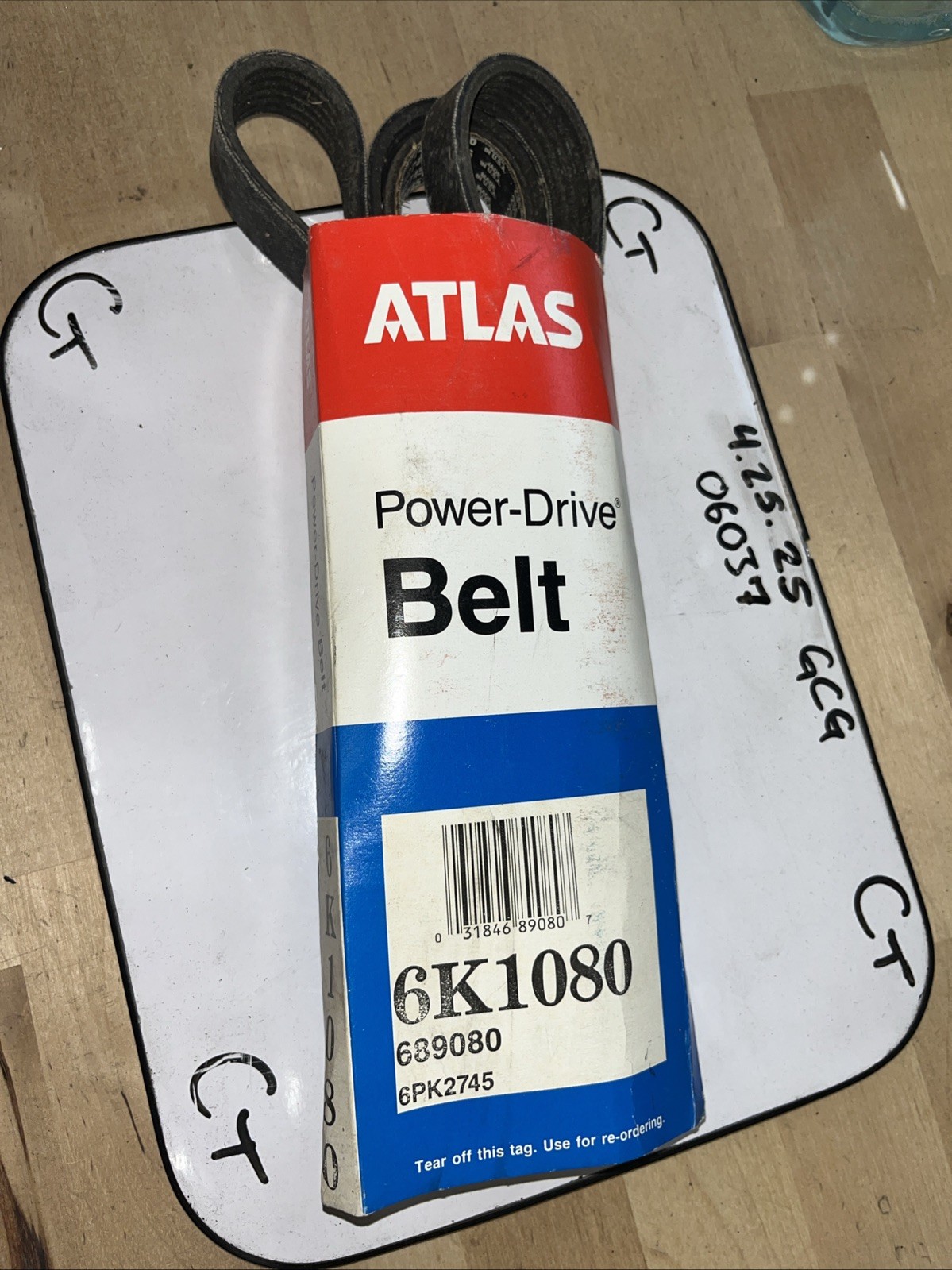 Power Drive Belt 6k1080