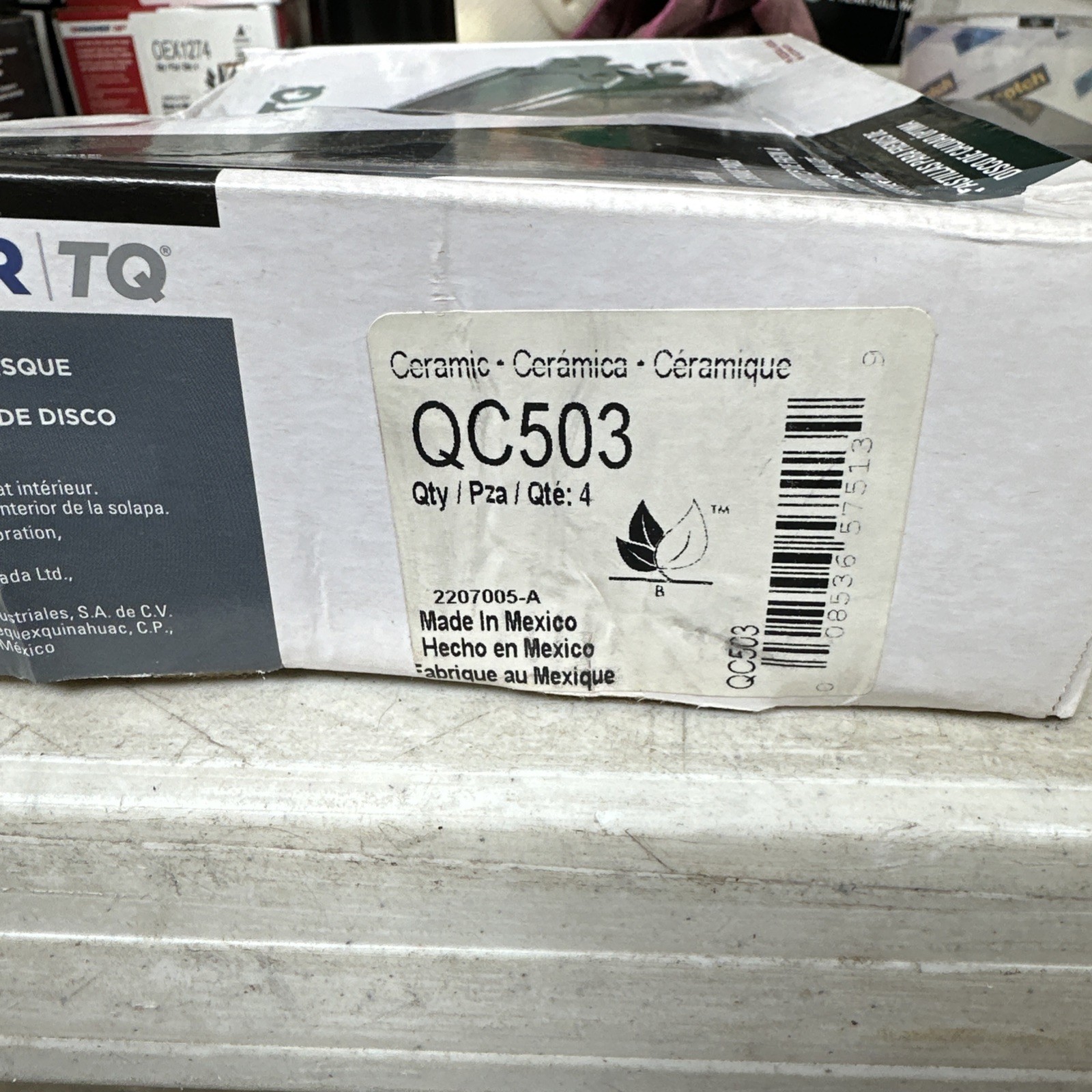 Premium Wagner Disc Brake Pad Set-ThermoQuiet QC503 Ceramic - Image 3