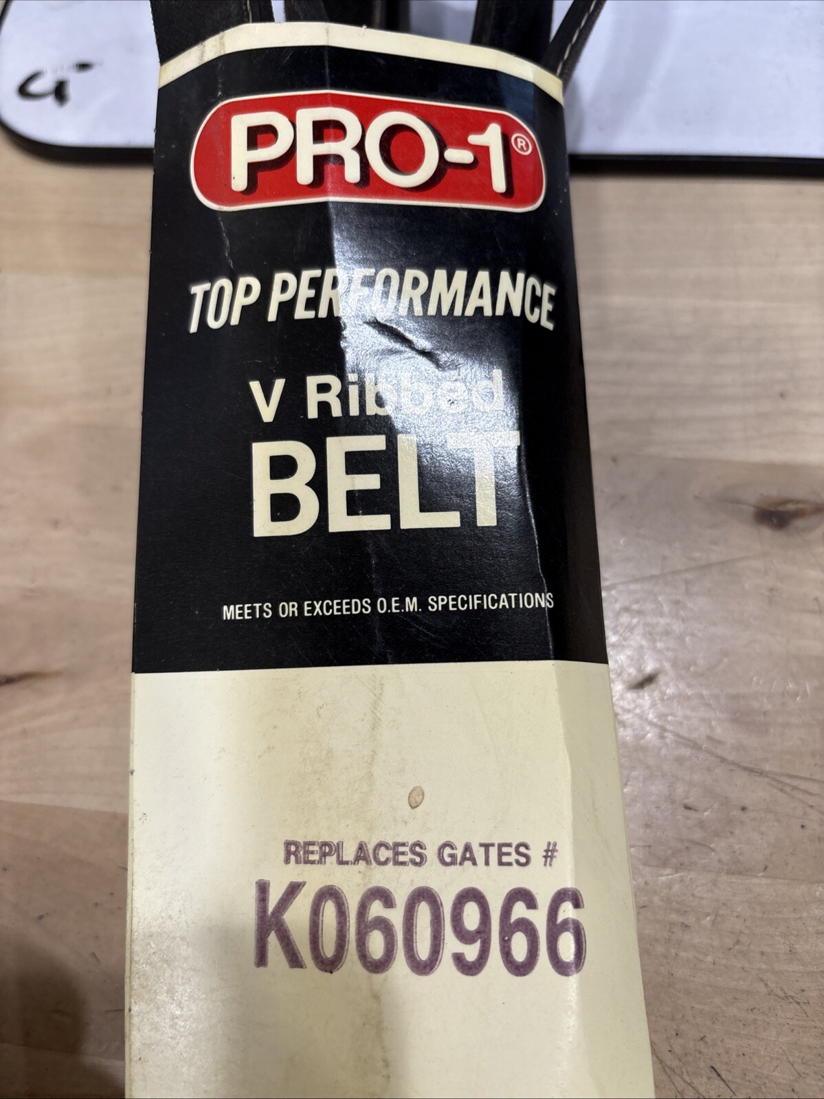 Pro-1 V Ribbed Serpentine Belt Replaces Dayco 5060968 & K060966 - Image 4